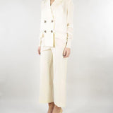 Pantalone Crema Regular fit M6PH07 824 MEIMEIJ 