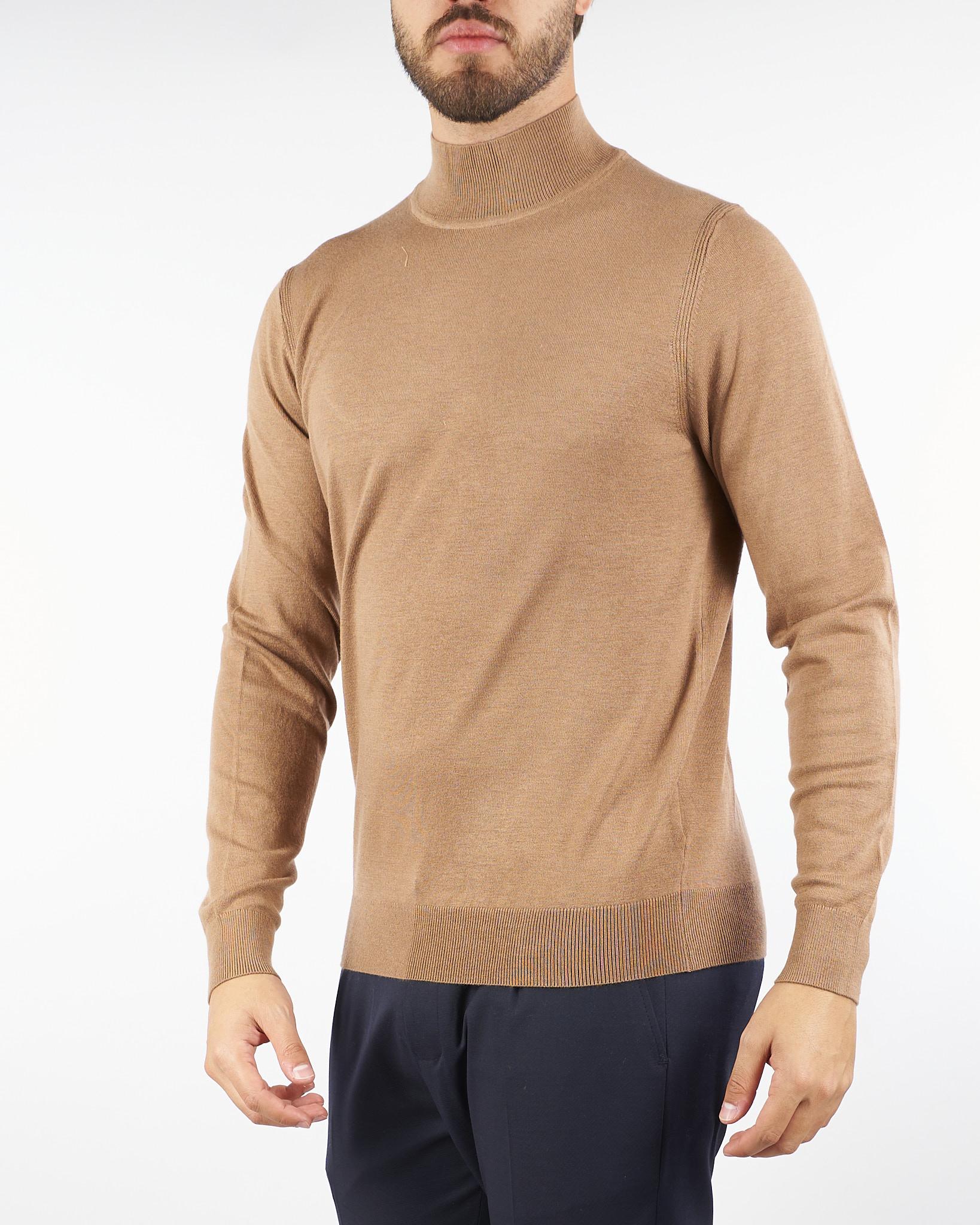 Maglia lupetto Cammello in misto lana DK97014 55 DIKTAT 