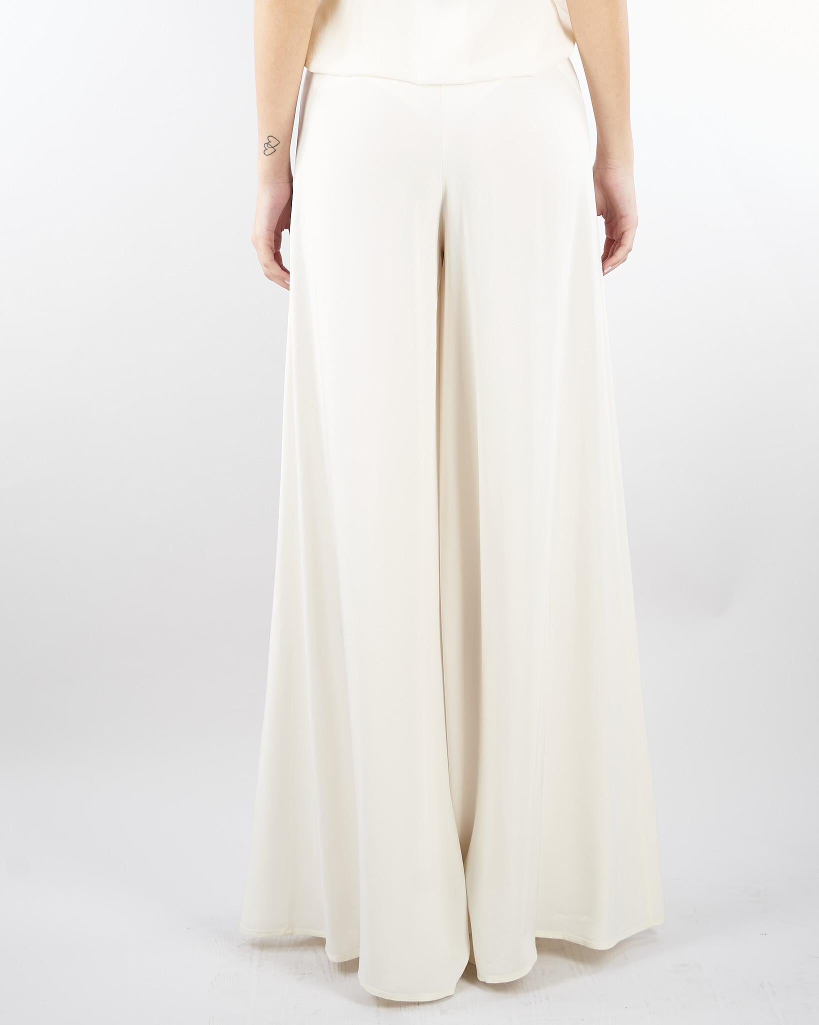 Pantalone Burro in cady wide leg PA02901TVIS0026 V0359 SIMONA CORSELLINI 