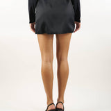 Minigonna in raso con fiocchi Elisabetta Franchi