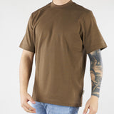 T-shirt Tortora in cotone pesante Relaxed fit XM4261 35 YES LONDON 