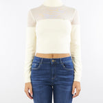 Dolcevita Milk in maglia con logo gioiello MK54T57E2 DZ9 ELISABETTA FRANCHI 