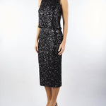 Gonna Nero in paillettes RENNES 1 MARELLA 