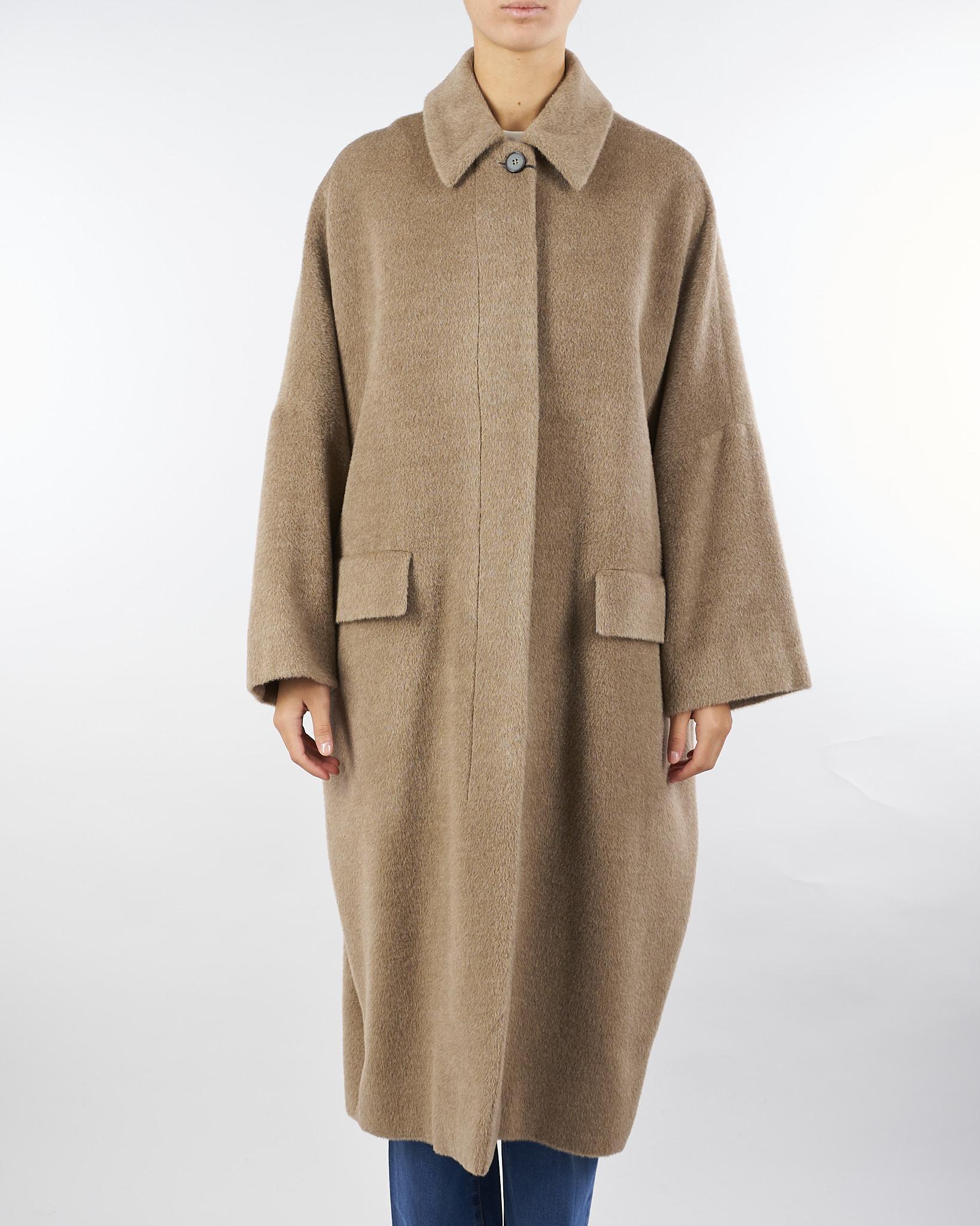Cappotto Beige oversize in alpaca ICAM 1 MARELLA 