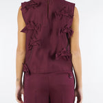 Blusa Bordeaux con fiocchi CANORE 5 MARELLA 