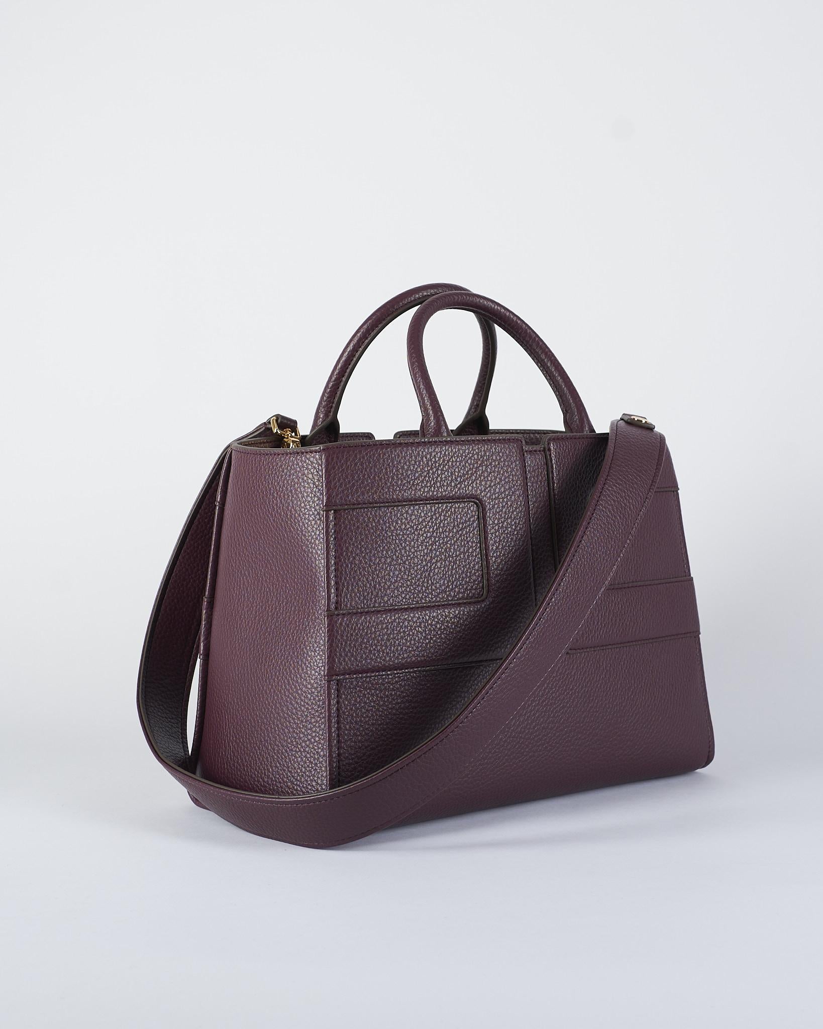 Borsa Merlot tote grande con logo BS34A56E2 EA4 ELISABETTA FRANCHI 