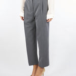 Pantaloni Grigio a vita alta PEY7KIC 98 IMPERIAL 