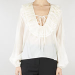 Blusa Panna con volant SS260116 2 ELEH 