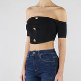 Top in maglia Nero TK86B62E2 110 ELISABETTA FRANCHI 