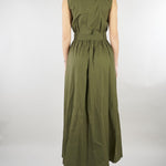 ABito Verde chemisier in cotone NS032 37 NO SECRETS 