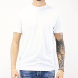 T-shirt basic in misto lyocell e cotone Emporio Armani