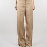 Pantaloni Tortora in doppio raso PBPFINANZA 6 PENNY BLACK 