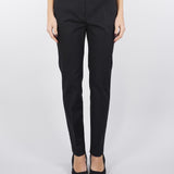 Pantalone sigaretta in gabardina