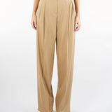 Pantalone Cammello in saglia di lana ENTRATA 12 MAX MARA STUDIO 