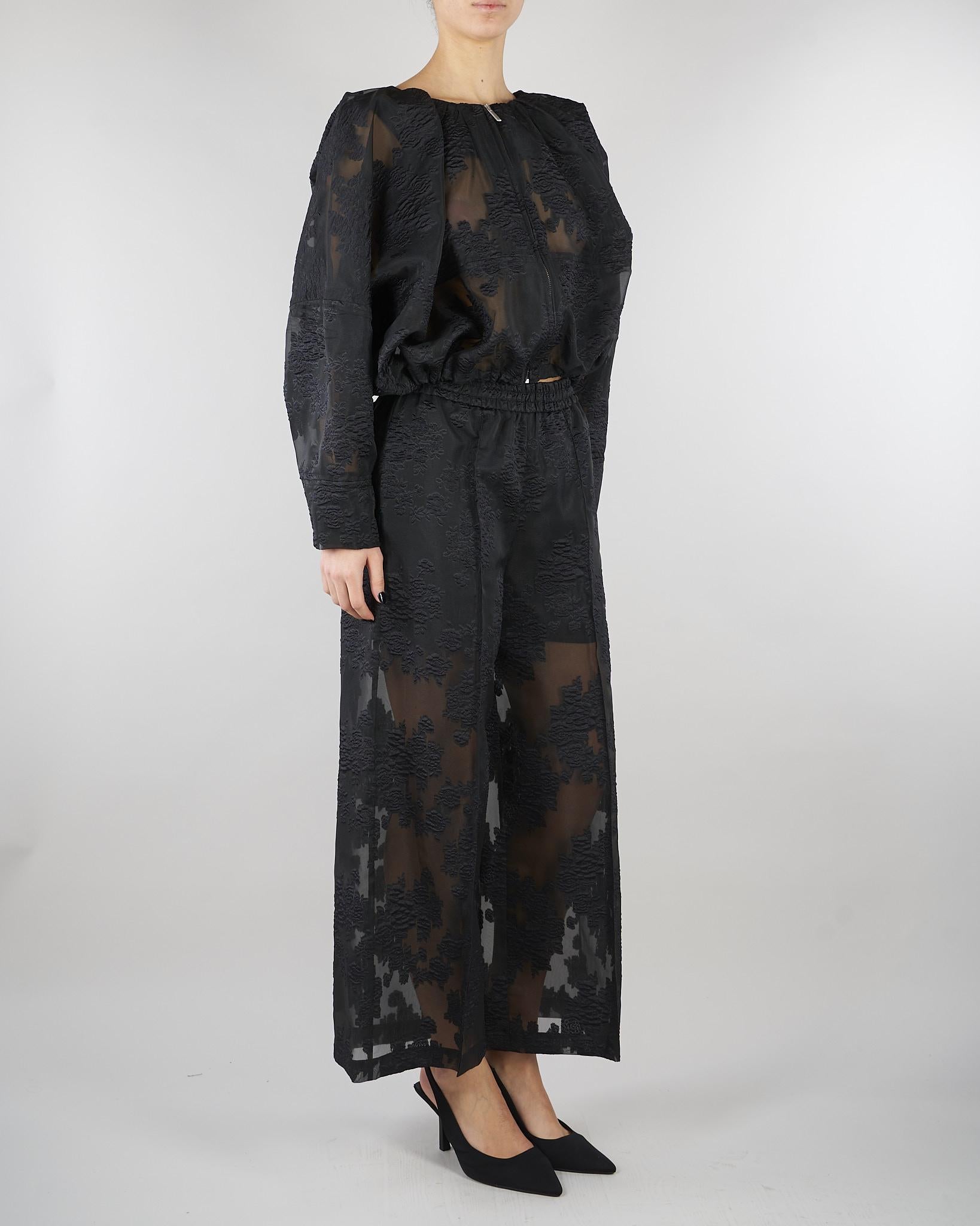 Bomber Nero con ricami M6ER00 100 MEIMEIJ 