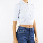 Mini cardigan Starlight in maglia con bottoni gioiello MK53T57E2 EA7 ELISABETTA FRANCHI 