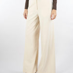 Pantaloni Burro ampi in flanella RF5090T5771 10110 BLUGIRL 