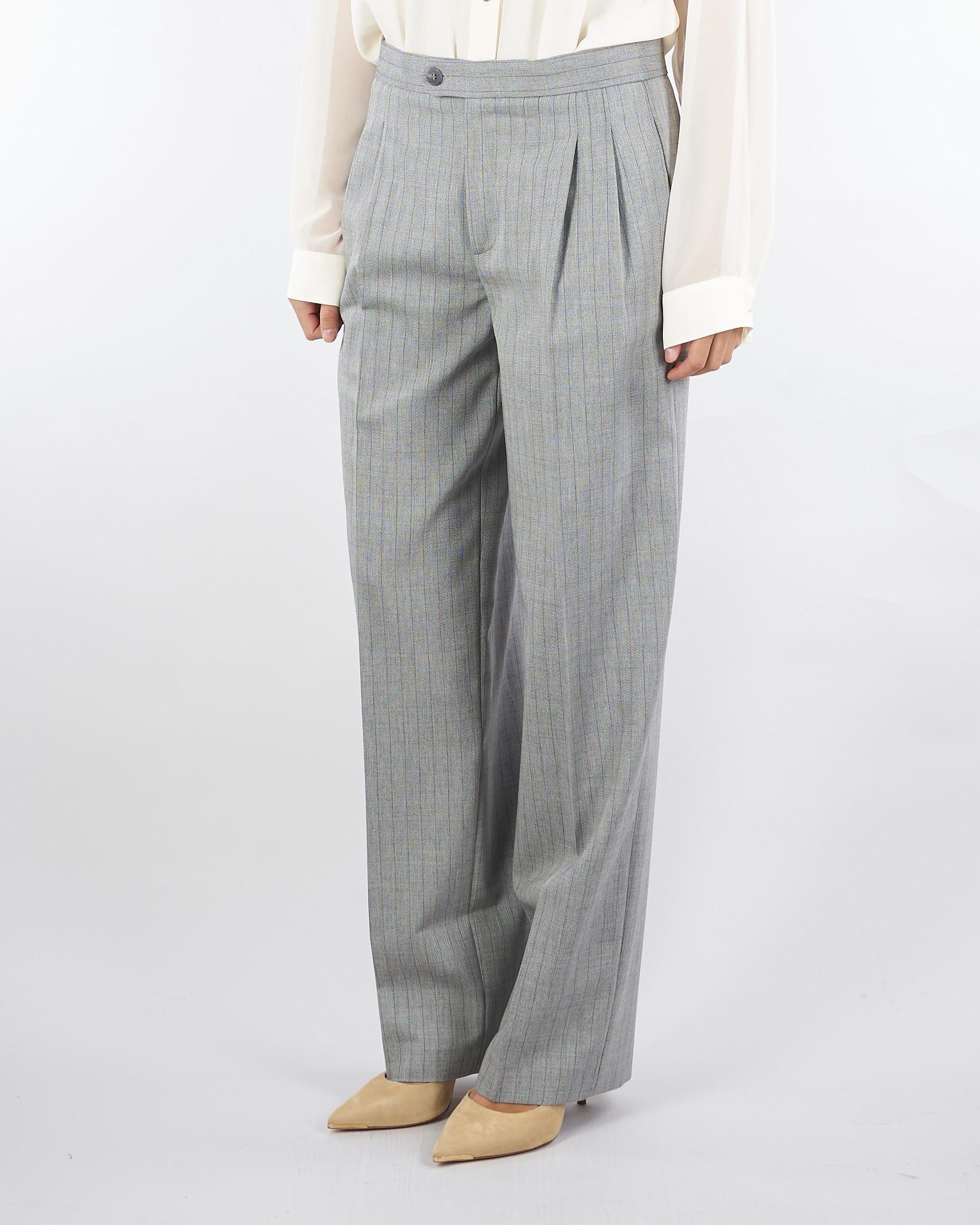 Pantaloni sartoriali Grigio in misto lana TP2632 12738 TWIN SET 