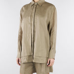 Camicia Fango in ramie SS260175 35 ELEH 
