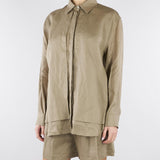 Camicia Fango in ramie SS260175 35 ELEH 