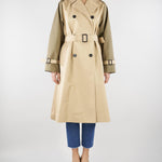 Trench beige reversibile in gabardina antigoccia WKDCANASTA 24 MAX MARA WEEKEND 