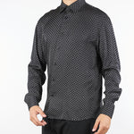 Camicia Nero in viscosa a fantasia CA3430 28 I'M BRIAN 