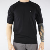 Maglia Nera con logo EM005527AF25247 UC001 EMPORIO ARMANI 