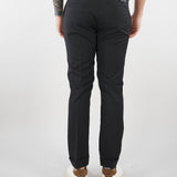 Pantalone Roxy Nero in fresco lana GC1PSS266889 D001 GOLDEN CRAFT 
