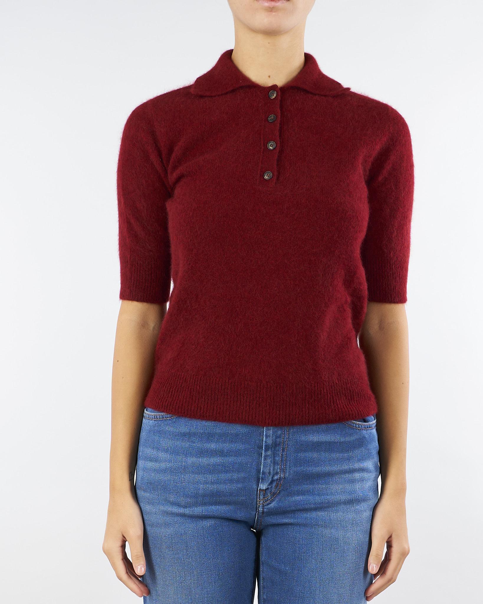 Polo Bordeaux in Raccoon V56800 85 VANISE' 