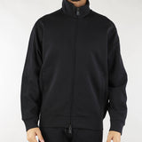 Felpa full zip in double jersey con tape logo lettering a rilievo Emporio Armani