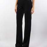 Pantaloni Nero in jersey velluto PLINIO 3 PENNY BLACK 