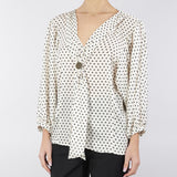 Blusa in stampa pois