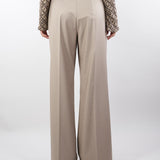Pantalone Taupe wide leg BHPA010A 35 BOHEMIAN VI 