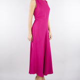 Abito midi Fuxia in tessuto sablé PBPCIMA 2 PENNY BLACK 