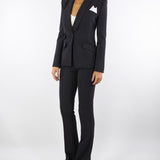 Tailleur Nero in crêpe TP00156E2 110 ELISABETTA FRANCHI 