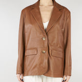 Blazer Cuoio in Vera Pelle TAB0178 66 VICOLO 
