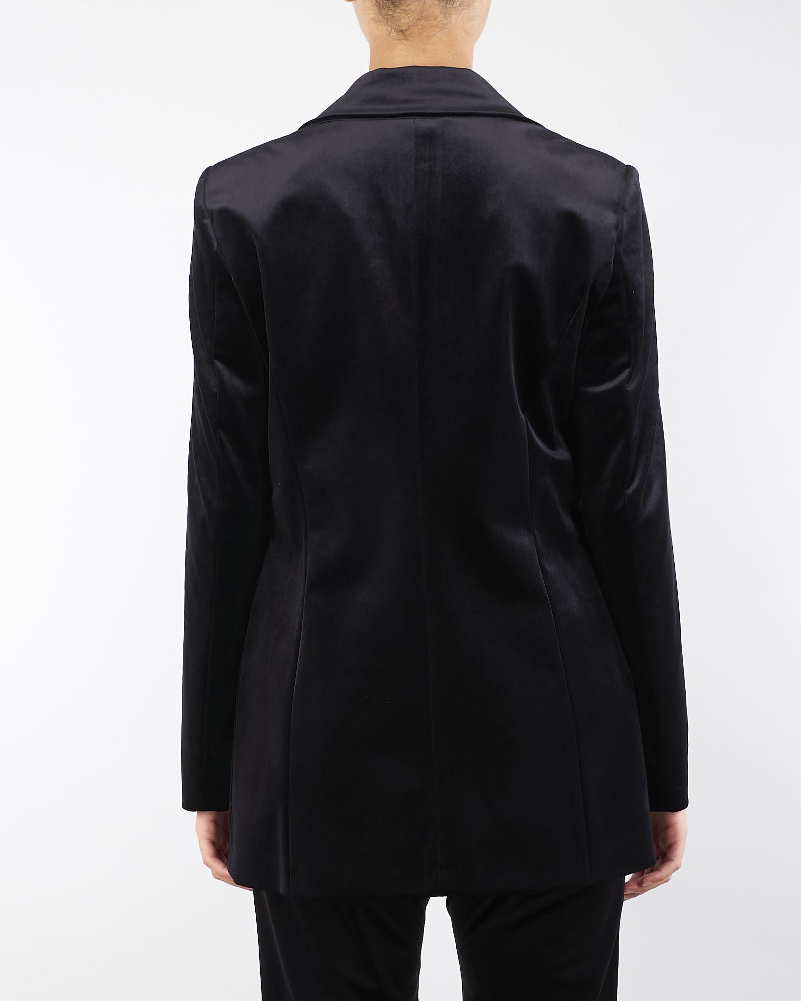 Blazer Nero in jersey velluto LUCIA 3 PENNY BLACK 