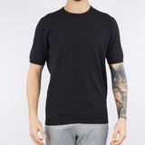 Maglia Nero in misto cotone e seta