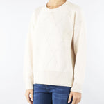 Maglia jacquard Panna RI5FP009 1041 ICONA 