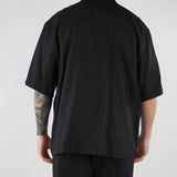 Camicia Nero in lino CA3637 9 I'M BRIAN 