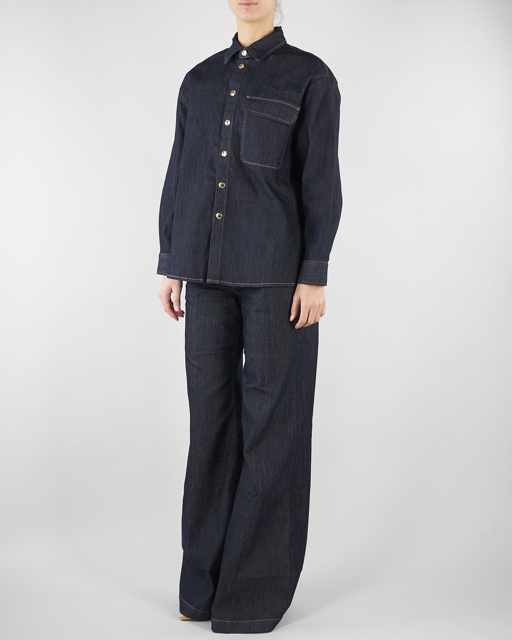Camicia in Denim Oversize DAB5165 47 VICOLO 