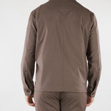 Overshirt Tortora in fresco di lana stretch 4032G2458260000 29 MANUEL RITZ 