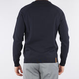 Maglia Blu Amos Round Knit