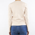 Cardigan e top Cipria con strass RF5202MS99E 22901 BLUGIRL 