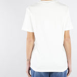 T-shirt Gesso con ricamo logo MA68P61E2 270 ELISABETTA FRANCHI 