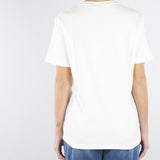 T-shirt Gesso con ricamo logo MA68P61E2 270 ELISABETTA FRANCHI 