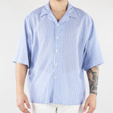 Camicia Blu-Bianco a righe in cotone CAU3DICI013 31 3DICI 