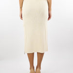 Gonna Crema midi in maglia 2G1042K9O3A W405 PATRIZIA PEPE 