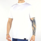 T-shirt Bianco in cotone mercerizzato