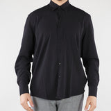 Camicia Nero in viscosa fluida CA3624 9 I'M BRIAN 